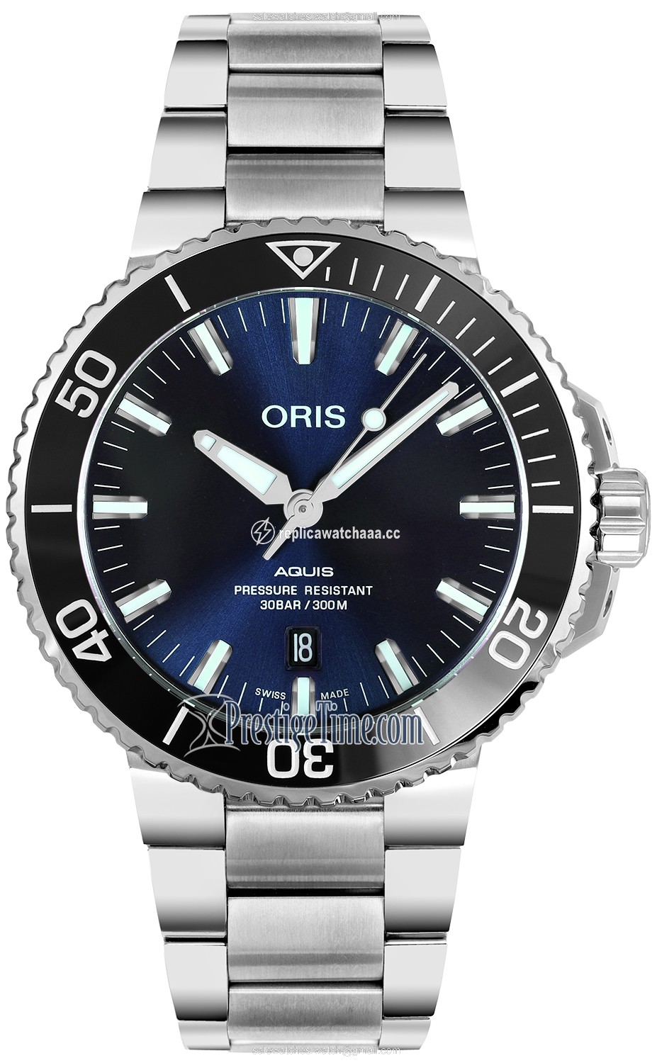 01 733 7730 4135-07 8 24 05PEB Oris Aquis Date 43.5mm Mens Watch 01 733 7730 4135-07 8 24 05PEB Oris Aquis Date 43.5mm Mens Watch